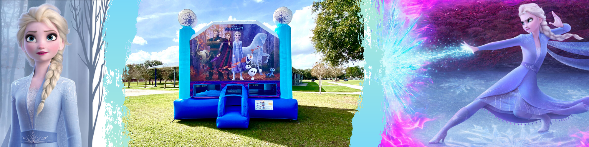 Frozen 2 Bounce House Rentals, Frozen Bouncer Rental Bouncing Kid